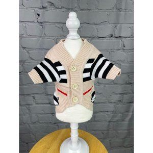 🥳HP🤩 Luxury pet cardigan | Pet cardigan with stripes